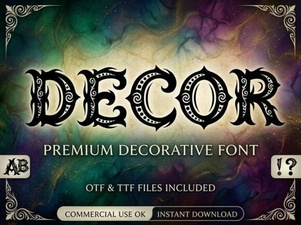 Creative Decor Fonts for Your Diy Projects