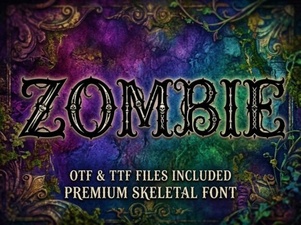 Best Zombie Fonts for Horror Projects