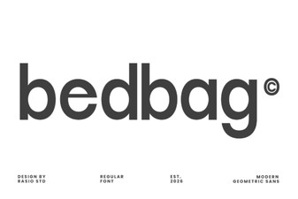 Bedbag Font: Creative Typography for Design Projects