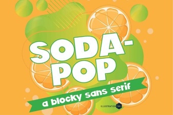 Design Projects Using Soda Pop Family Font