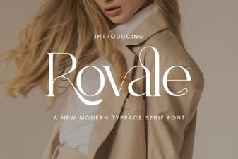 Rovale Font: a Typeface for Clean & Creative Design